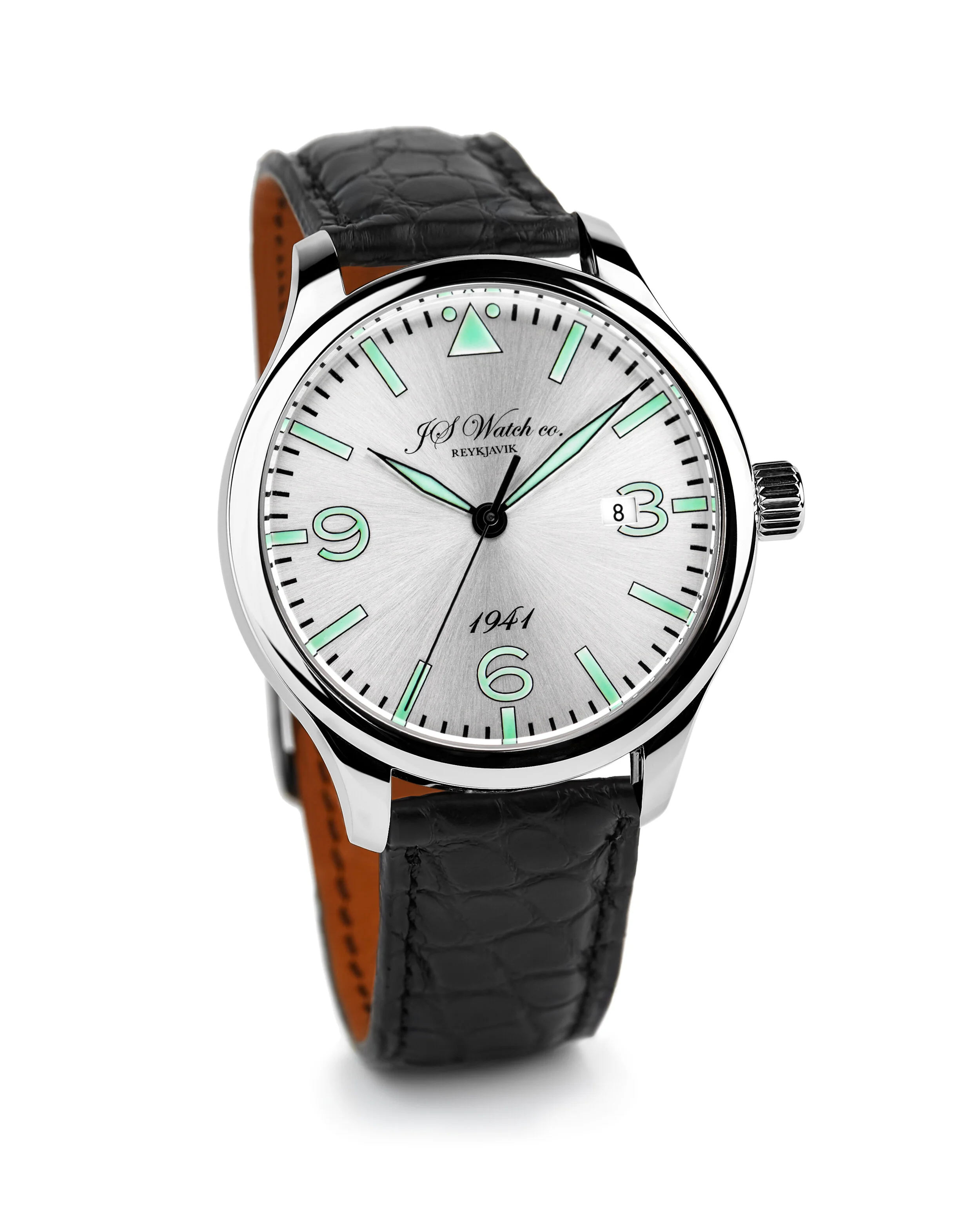 JS Watch Company Reykjavik — Frisland 1941 Silver